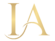 ISLA AURUM Logo-Icon mit den goldenen Initialen IA